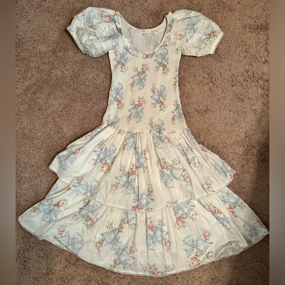 LoveShack Fancy Keaton Midi Dress